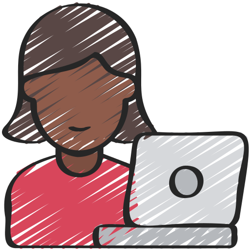 icon person vorm laptop