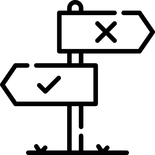 icon entscheidung
